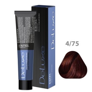 DeLuxe 4/75 Hair Color Cream