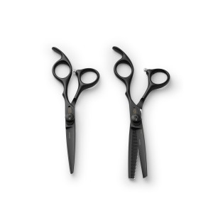 SCISSORS SET BLACK OLIVIA GARDEN