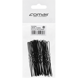 BLACK HAIR PINS 75 mm